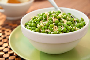 crunchy peas side dish